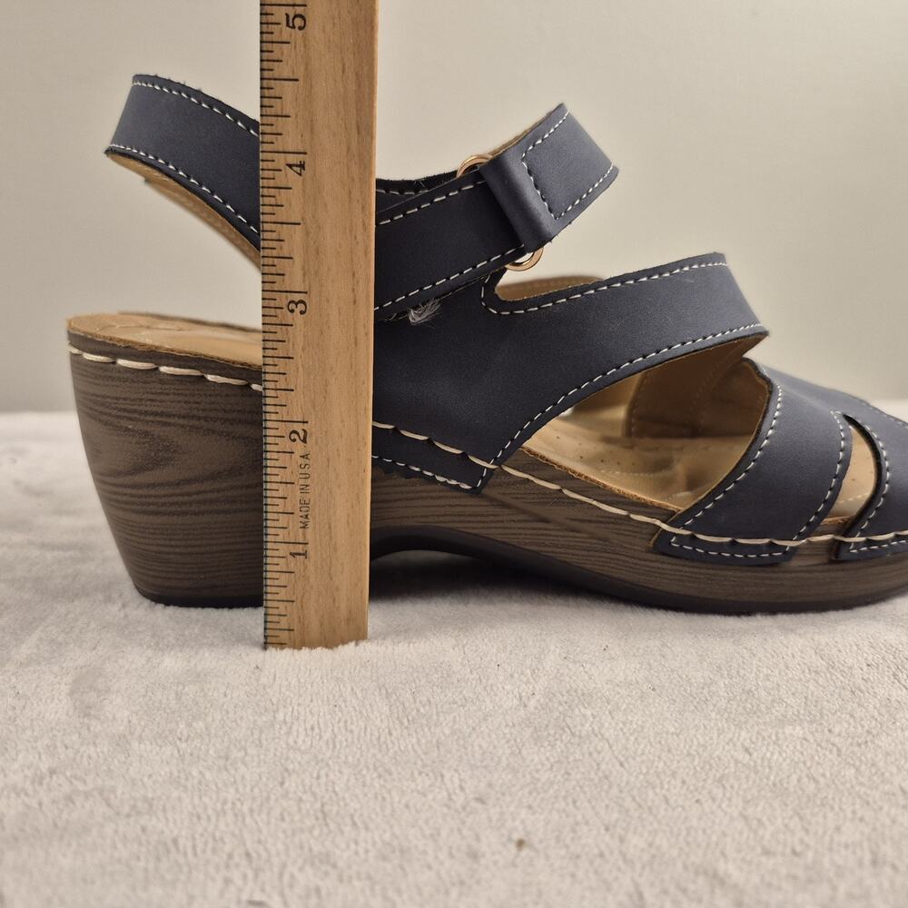 Spring Step Strappy Wedge Sandals - Picture 5 of 8